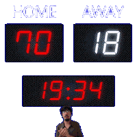 18 Away Sticker