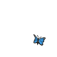 Prewtey work bored butterfly kerja Sticker