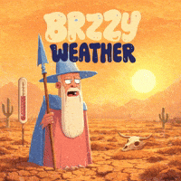 Heat Wave Summer GIF by Brzzy