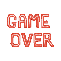 StrawBerryBerryli text games neon game over Sticker
