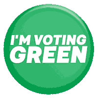Vote Green Sticker by Green Party Ireland