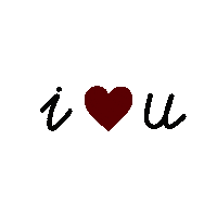 I Love You Heart Sticker