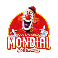 Clown Circus Sticker by Cirque Mondial