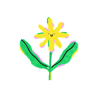 Happy Flower Sticker