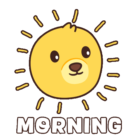 Good Morning Yawn Sticker by BEARISH