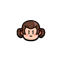 Happy Girl Sticker by Squad Busters
