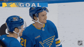 Happy St Louis Blues GIF by NHL