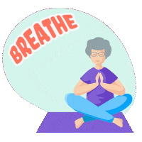 Breathe Out Sticker by mercola.com