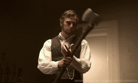 Abraham Lincoln Vampire Hunter GIF by 20th Century Fox Home Entertainment