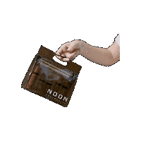 NOONBAesthetics noon noon aesthetics noon skincare noon bag Sticker