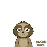 Eyeroll Sloth Sticker by VeeFriends