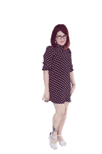 Polka Dots Dancing Sticker