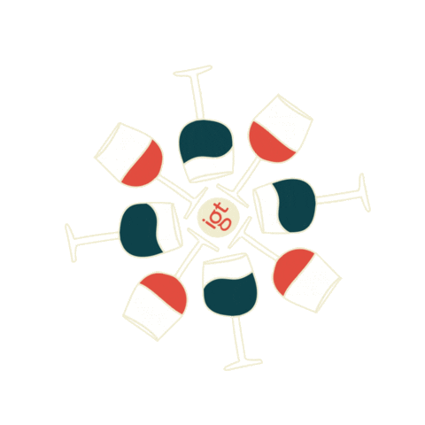 Christmas Wine Sticker by In Good Taste