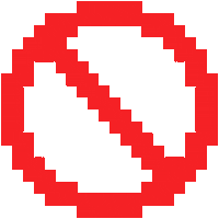 rippasippa pixel no gaming 8bit Sticker