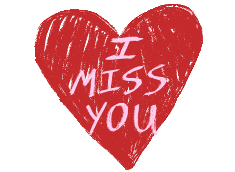 I Miss You Corazon Sticker by Jess