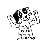 Cute Dog Sticker by Petsochic