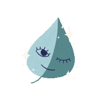 blvmchen green wink glitter shine Sticker