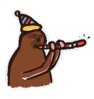 Celebrating Happy Birthday Sticker by Leon Nikoo