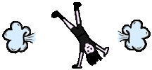 Tired Dance Sticker