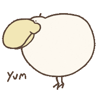 Duck Eat Sticker