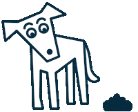 Happy Dog Sticker by Persuaid