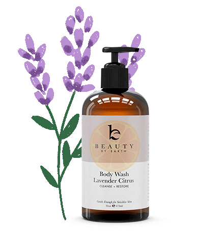 Natural Beauty Lavender Sticker by Beauty by Earth