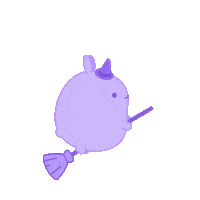 Halloween Flying Sticker by Molang