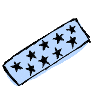 Stars Tape Sticker