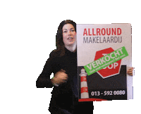Makelaar Huis Sticker by Allround Makelaardij