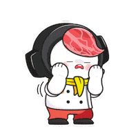Shock Omg Sticker by Pepper Lunch