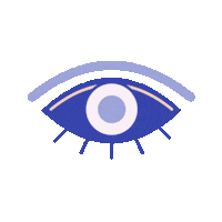 Blinking Third Eye Sticker by Wall-to-Wall