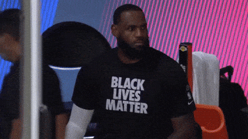 LeBron calmly ponders who has possession