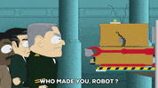 robot wondering GIF by South Park 