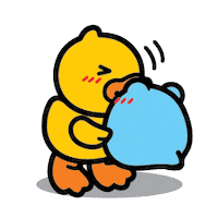 bduckofficial love cute hug emoji Sticker