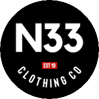 NationThirtyThree clothing urban thirtythree n33 Sticker