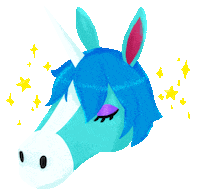 rokainne unicorn animal crossing kira julian Sticker