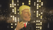 Donald Trump Rock GIF by Savvy Turtle