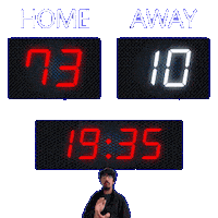 10 Away Sticker