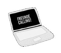 Friends Calling Sticker by FREUNDE DES HAUSES