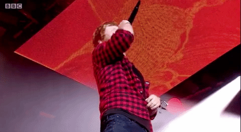 ed sheeran GIF by Glastonbury Festival 2017