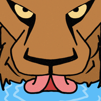 Big Cat Animation GIF