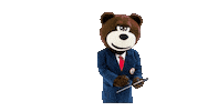 Bear Локомотив Sticker by Хоккейный клуб "ЛОКОМОТИВ"