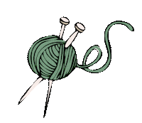 happyhandmadeliving diy craft knit wool Sticker
