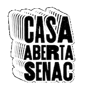 Casa Aberta Sticker by Senac São Paulo