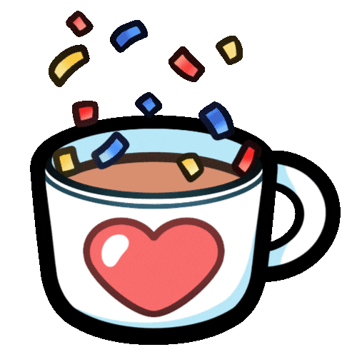 Happy Fun Sticker by Ko-fi