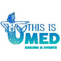 thisismed sailing sail med mediterranean Sticker