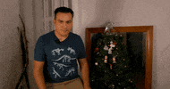 Serious Christmas GIF