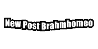 New Post Sticker by Brahm Homeopathy