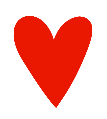 In Love Hearts Sticker