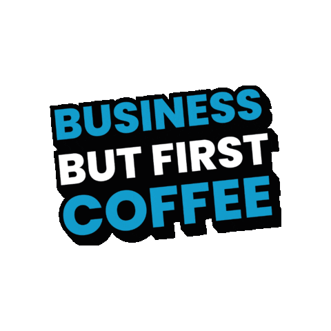 Coffee Work Sticker by Les Cafés Business